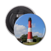 Leuchtturm auf Insel Pellworm im Sommer 栓抜き (正面)