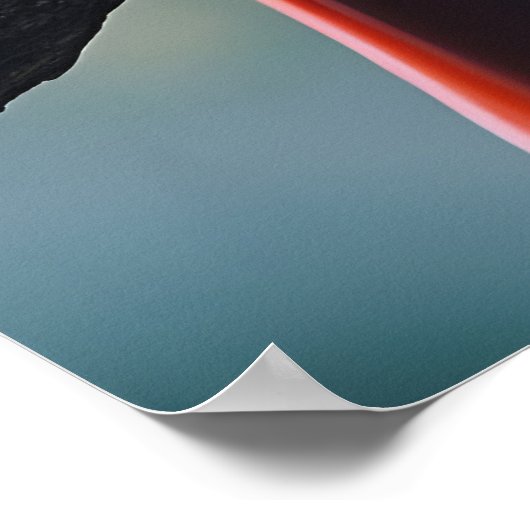 Leucistic cardinal ポスター (角)