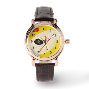 Leuk 5、抽象芸術絵画ズby Moholy-Nagy 腕時計