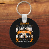 LEUKEMIAは手来動でも使わ来ない キーホルダー (正面)