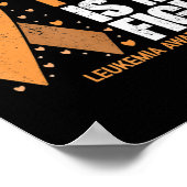 Leukemia Awareness  His Fight is my fight Leukemia ポスター (角)