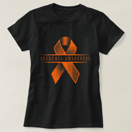 Leukemia Awareness Ribbon  Tシャツ (デザイン正面)