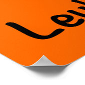 Leukemia Butterfly Awareness Ribbon ポスター (角)