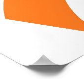 Leukemia Orange Ribbon 3 ポスター (角)
