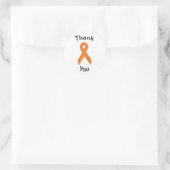 Leukemia Thank You Sticker ラウンドシール (バッグ)