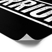 Leukemia Warrior – 垂直オレンジのがん患者 ポスター (角)