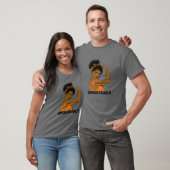 Leukemia Warrior Strong Black Women Unbreakable Aw Tシャツ (ユニセックス)