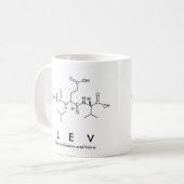 Levペプチド名mug コーヒーマグカップ (正面左)