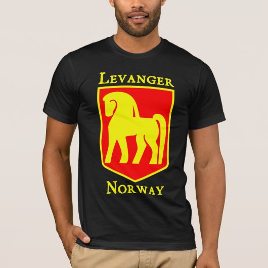 Levanger、ノルウェー(Norge) Tシャツ (正面)