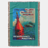 Levant極度な東洋のヴィンテージPosterEurope スローブランケット (正面縦)