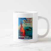 Levant Extreme Orientヴィンテージポスターヨーロッパ ジャンボコーヒーマグカップ (右)