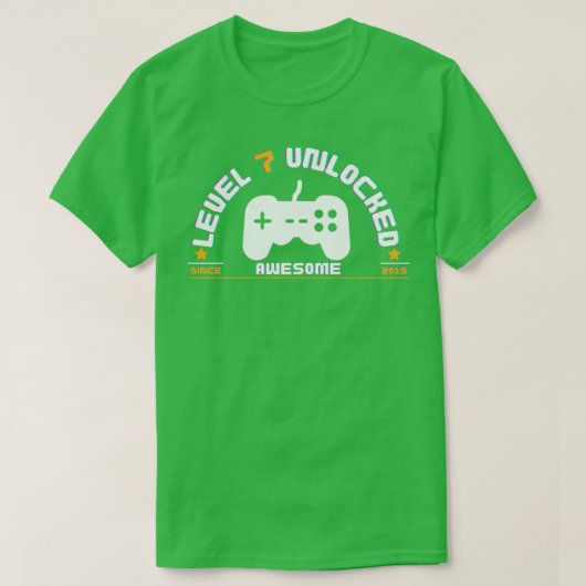 LEVEL7は2015年以来ロックを解除 Tシャツ (デザイン正面)