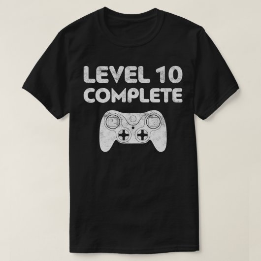 Level 10 Complete  10th Wedding Anniversary Gift P Tシャツ (デザイン正面)