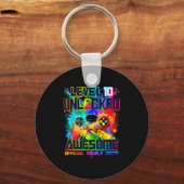 Level 10 Unlocked Awesome Gaming Birthday Boy 10th キーホルダー (正面)