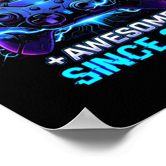 Level 10 Unlocked Awesome Since 2016 10th Birthday ポスター (角)