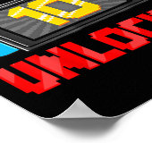 Level 10 Unlocked Gamer 10th Birthday Gift Video G ポスター (角)