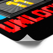 Level 11 Unlocked Gamer 11th Birthday Gift Video G ポスター (角)