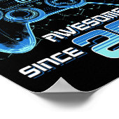 Level 11 Unlocked Video Game Party 11th Birthday G ポスター (角)