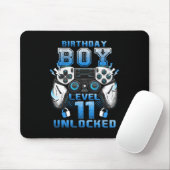 Level 11 Unlocked Video Gamer 11th Birthday Boys  マウスパッド (マウス)