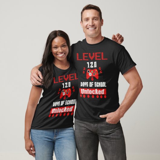 Level 120 Days of School Unlocked for Video Game Tシャツ (ユニセックス)