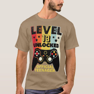 Level 13 Unlocked 13th Video Birthday Gift (44) Tシャツ