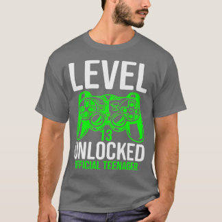 Level 13 Unlocked  13th Video  Birthday Gift  (61) Tシャツ