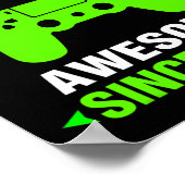 Level 13 Unlocked Awesome 2008 Video Game 13th Bir ポスター (角)