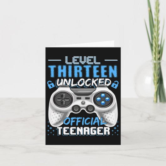 Level 13 Unlocked Official Teenager Video Game 13t カード (正面)