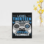 Level 13 Unlocked Official Teenager Video Game 13t カード (黄色い花)