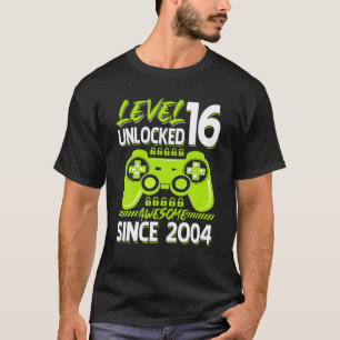 Level 16 素晴らし Unlocked 2004 Video Game 16th Bir Tシャツ