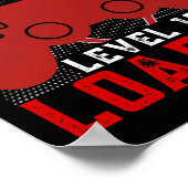 Level 16 Complete Level 17 Loading Gamer Birthday  ポスター (角)