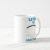 'Level 18 activated:'ハッピーバースデー コーヒーマグカップ (正面右)