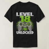 Level 18 Unlocked Video Gaming 18th Birthday 2004  Tシャツ (デザイン正面)