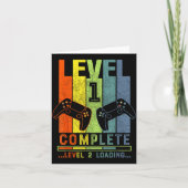 Level 1 Complete Gamer Gift 1 Years Wedding Annive カード (正面)