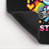 Level 1 First Grade Gamer Axolotl Video Game Ck To マウスパッド (コーナー)