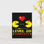 Level 20 Complete Gamers 20th Wedding Anniversary  カード (黄色い花)