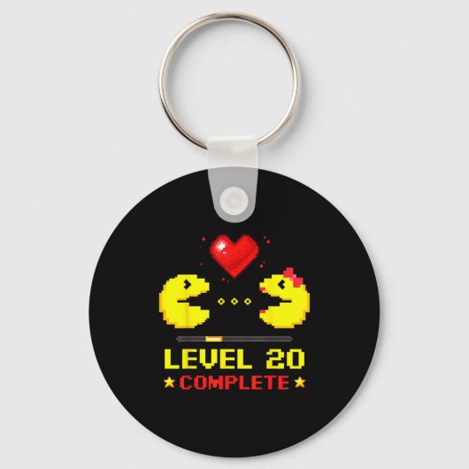 Level 20 Complete Gamers 20th Wedding Anniversary  キーホルダー (正面)