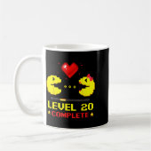 Level 20 Complete Gamers 20th Wedding Anniversary  コーヒーマグカップ (左)