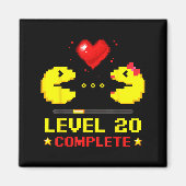 Level 20 Complete Gamers 20th Wedding Anniversary  マグネット (正面)