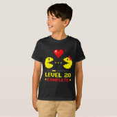 Level 20 Complete Gamers 20th Wedding Anniversary  Tシャツ (正面フル)