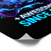 Level 21 Unlocked Awesome Since 2005 21st Birthday ポスター (角)