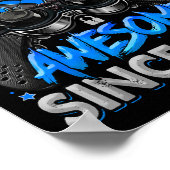 Level 22 Unlocked Awesome Since 2004 22nd Birthday ポスター (角)