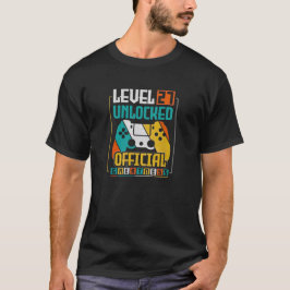 Level 27 Unlocked 27th Birthday Gamer 27 Year Old Tシャツ