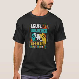 Level 27 Unlocked 27th Birthday Gamer 27 Year Old Tシャツ