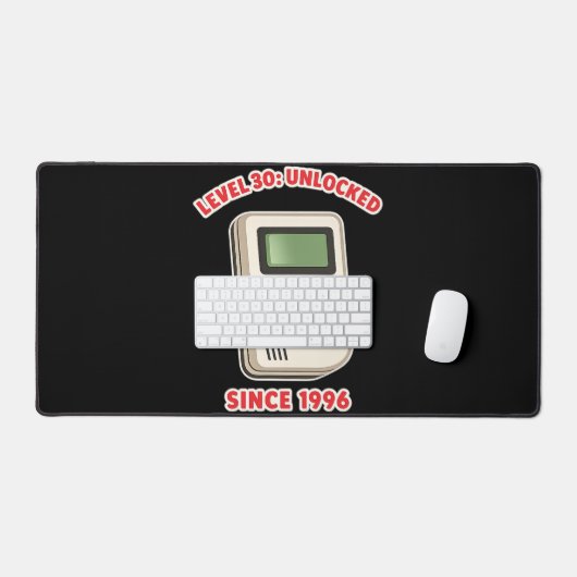 Level 30: Unlocked Since 1996 デスクマット (キーボード&マウス)