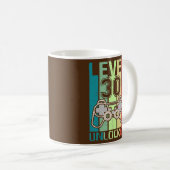 Level 30 Unlocked Video Gamer 30th Birthday Gifts コーヒーマグカップ (正面右)