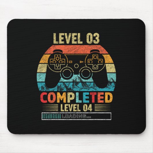 Level 3 Complete Level 4 Loading 3rd Birthday Vide マウスパッド (正面)