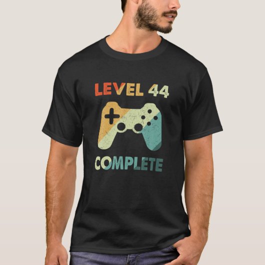 Level 44 Complete Video Gamer - 44Th Wedding Anive Tシャツ (正面)