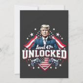 Level 47 unlocked: Trump's Inauguration Day Triump 招待状 (正面)