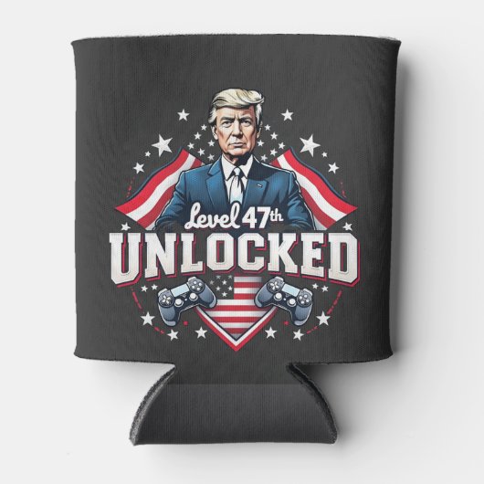 Level 47th unlocked Trump Won Inaguration Day  缶クーラー (正面)